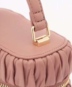 LA BAGAGERIE 【MONICA】ランダムプリーツバニティバッグ