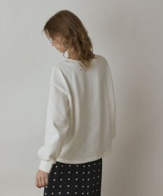 GRACE CONTINENTAL Catphoto裏毛トップ