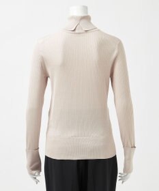 23区 【エステータ】シルクリブ タートルニット