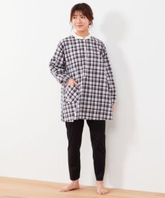 Wing 【パジャマ】長袖・長ズボン　綿100%　チェック柄　ウイング／ワコール　EP4000