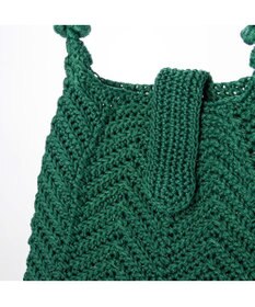 UNBILLION カシュカシュ cachecache / 山波編みトート カゴバッグ