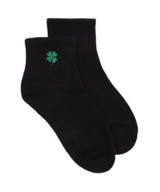 WEGO 刺繍アンクルパイルソックス