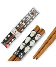 Mother garden しろたん 木製箸 21㎝《手つなぎ柄》