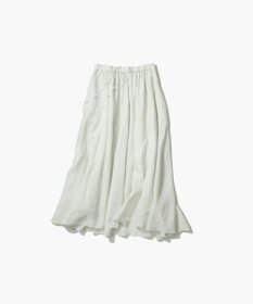 ATON NATURAL DYED LINEN LAWN | ギャザースカート