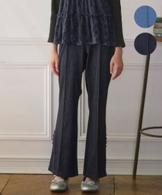 組曲 KIDS 【150-160㎝】フレア デニムパンツ