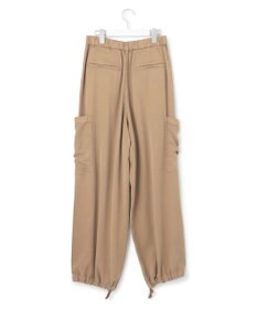 23区 L 【SLOW/一部店舗限定】ガーメントツイル ワイドタック パンツ