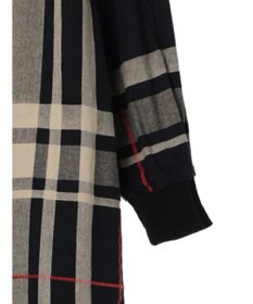 CRAFT STANDARD BOUTIQUE 先染めチェック（大）バンドカラー袖ＲＩＢ　ＯＰ