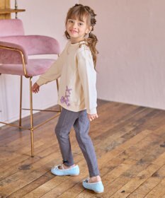 ANY KIDS ケーブルジャガードレギンス