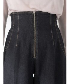 earth music&ecology フロントジップデニムパンツ
