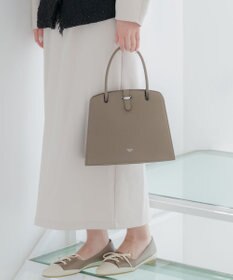 blancle シュリンクレザー ワンハンドルフォーマルバッグ