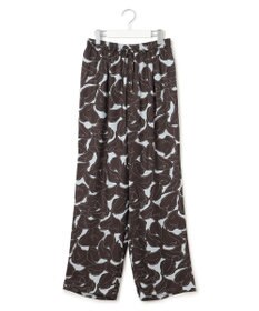 23区 L 【洗える】Ratti フラワーアートプリント ワイド パンツ