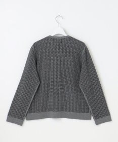 自由区 【洗える】リバーシブルニット セットアップ(カーディガン×タイトスカート)