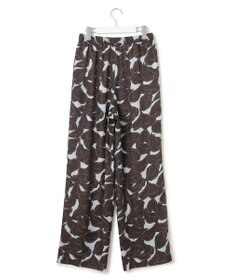23区 S 【洗える】Ratti フラワーアートプリント ワイド パンツ