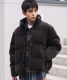 WEGO 【ユニセックス着用ITEM/MLサイズ展開】コーデュロイパファーブルゾン