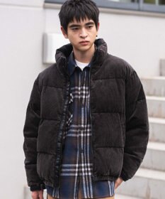 WEGO 【ユニセックス着用ITEM/MLサイズ展開】コーデュロイパファーブルゾン