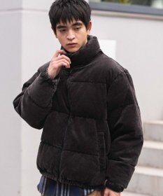 WEGO 【ユニセックス着用ITEM/MLサイズ展開】コーデュロイパファーブルゾン