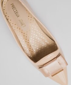 BONTRE 【PRECIEUX JOUET/プレシュウジュエ】ポインテッドリボンパンプス