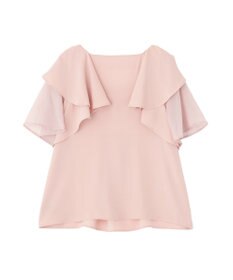 YECCA VECCA リボンスリーブブラウス