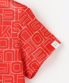 23区GOLF 盛夏対応のマルチ機能【接触冷感・UVケア・吸水速乾】【WOMEN】総ロゴ カノコシャツ