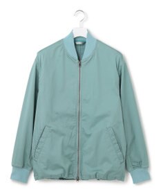 J.PRESS YORK STREET 【UNISEX】サテンストレッチ MA-1 ブルゾン