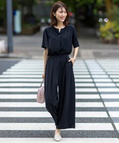 ANY SIS L 【接触冷感・吸水速乾・UVカット】サラキレイ ワイドパンツ