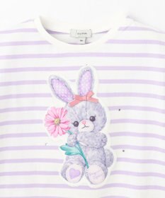 ANY KIDS ウサギ ボーダー Tシャツ