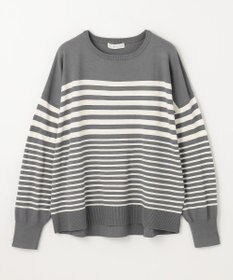 ANY 【洗濯機可】ボーダーニット