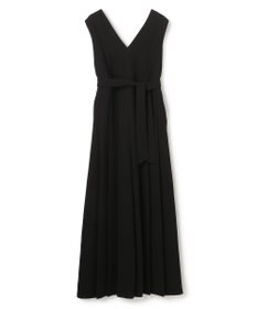 uncrave ウォッシャブルダブルクロス プリーツオールインワン