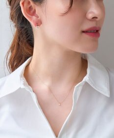 Phoebe 【金属アレルギー対応】シャイニーフチミルネックレス　ゴールド