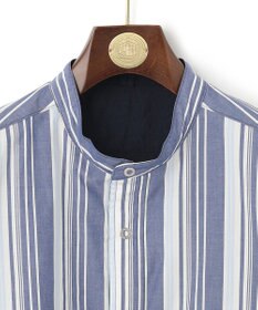 J.PRESS MEN バンドカラーリバーシブル シャツブルゾン