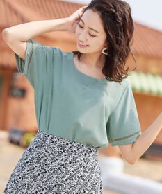 Tiaclasse 【日本製】大人上品なフラットカーブバーネックレス