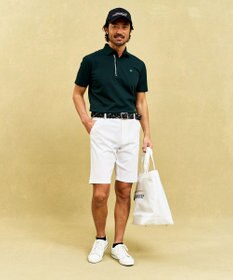 23区GOLF 【MEN】ストレッチ性抜群のハニカムメッシュコンビポロシャツ