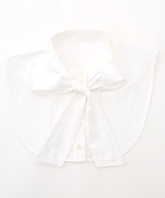 J.PRESS LADIES 【洗える・3way】スタンド リボン デコカラー 付け襟