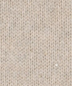 自由区 【洗える】ウールカシミヤブレンドラメスパンコールハイネック ニット