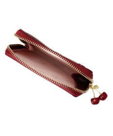 Maison de FLEUR リーフ付きチェリーカードケース