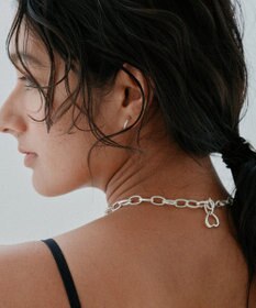 yoaa シルバー925 オープンハートネックレス