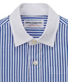 MIKI HOUSE HOT BISCUITS 【ミキハウス】【110-130cm】 ブロード素材の長袖シャツ