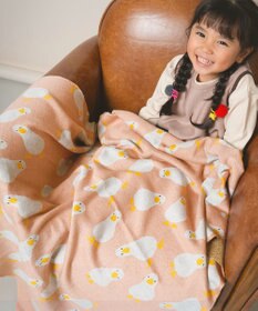 ami amie 【UNISEX】アヒルいっぱいブランケット FREE