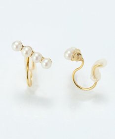 Phoebe 【痛くないシリーズ/金属アレルギー対応】バランスパールライトフィットイヤリング　ゴールド