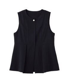 YECCA VECCA パールペプラムジレ