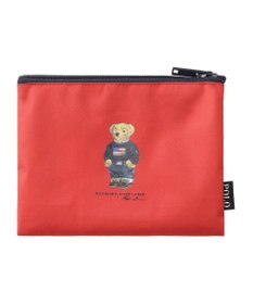 MOONBAT POLO RALPH LAURENRL ポーチ付きレインバッグ ワンポイントポロベア／撥水加工