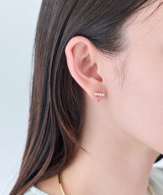 Phoebe 【痛くないシリーズ/金属アレルギー対応】バランスパールライトフィットイヤリング　ゴールド