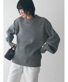 Green Parks 洗える　アゼ編みニットプルオーバー