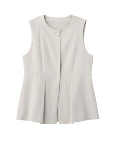 YECCA VECCA パールペプラムジレ