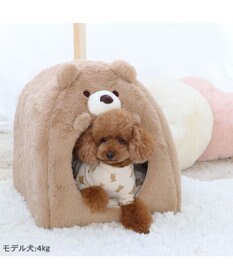 PET PARADISE ペットパラダイス くまちゃん ハウス 《テディ柄》 小型犬