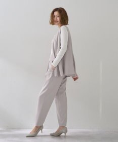 YECCA VECCA パールペプラムジレ