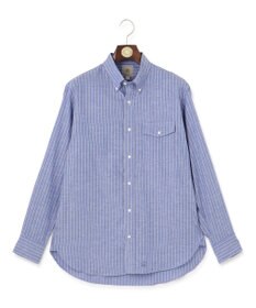 J.PRESS MEN 【WEB・一部店舗限定】コットンリネンストライプシャツ