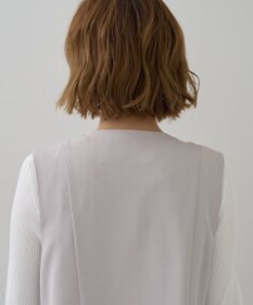 YECCA VECCA パールペプラムジレ