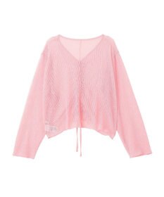 earth music&ecology フロントドロストシアープルオーバー