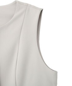 YECCA VECCA パールペプラムジレ